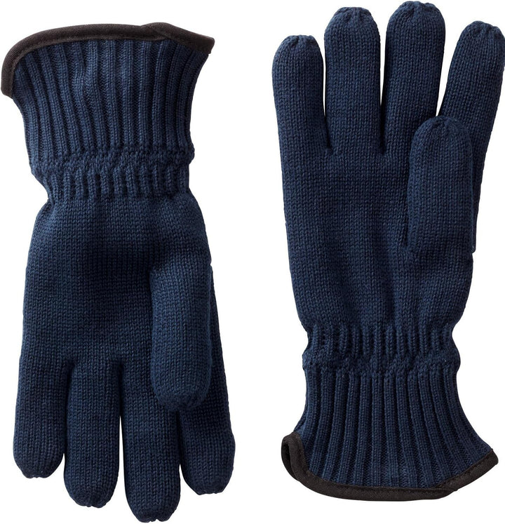 camel active Herren Strickhandschuhe mit warmen Futter L Dunkelblau, L Dunkelblau