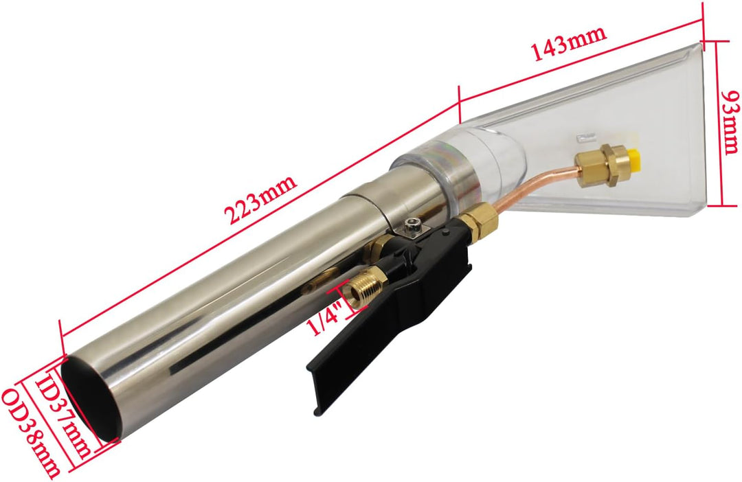 Sprühextraktionsdüse für sofa reinigung teppichreiniger düse transparent polsterdüse nasssauger pols