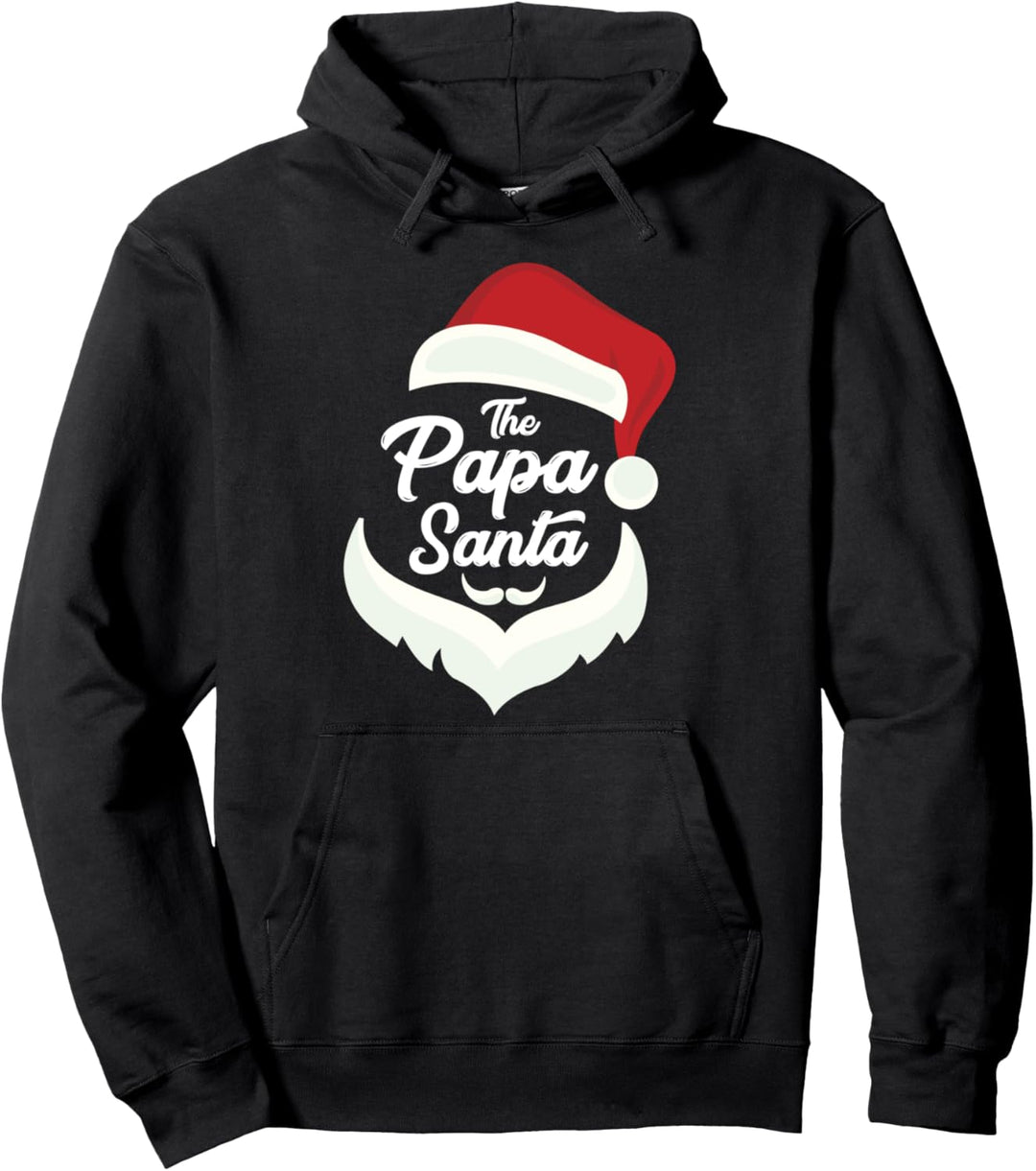 Papa Christmas Daddy Santa Claus - Santa Dad The Papa Santa Santa Pullover Hoodie