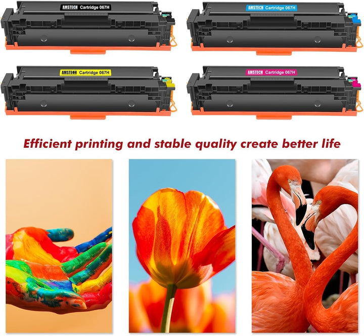 067H 067 Toner Set Kompatible für Canon 067H 067 i-SENSYS MF657Cdw MF655Cdw MF651Cw LBP631Cw LBP633C