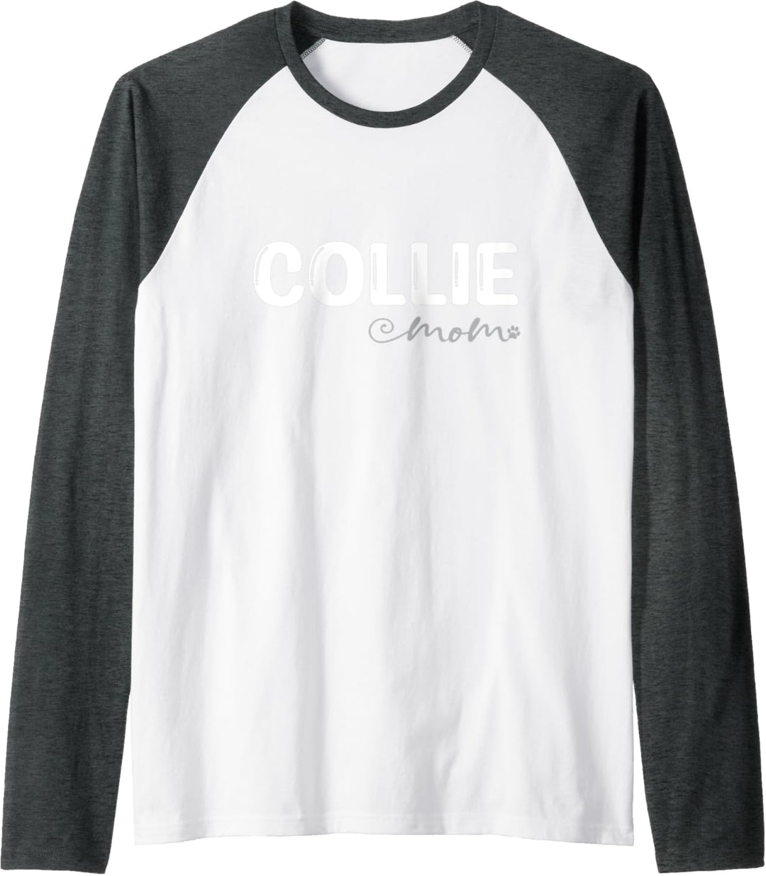 Dog Lover Collie Mom Raglan