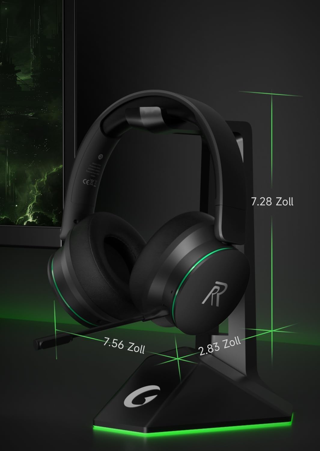 Wireless Gaming Headset für Xbox Series X|S, Xbox One, PS5, PS4, Noise Cancelling Bluetooth 5.3 Kabe