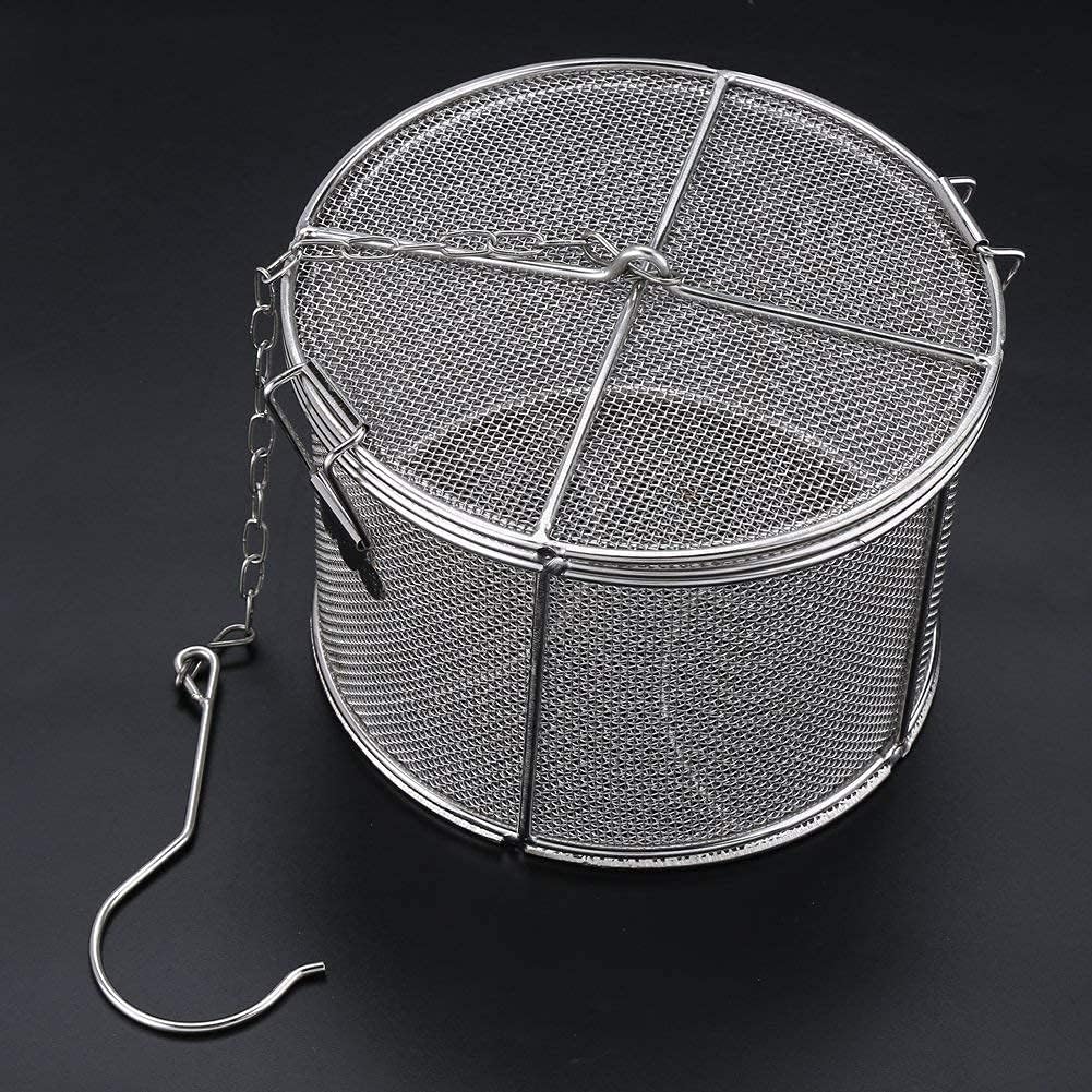 Edelstahl Spice Gewürz Sieb Tea Ball Sieb Suppe Würze Abtrennung Korb Spice Filter - 14 * 10cm 14*10