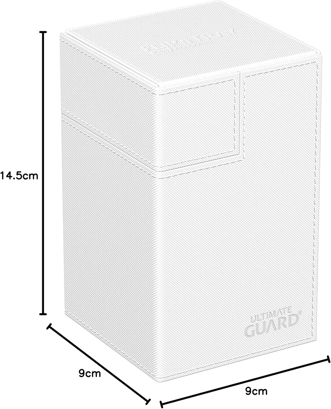 Ultimate Guard Flip`n`Tray 100+ XenoSkin Monocolor Weiss, Weiss