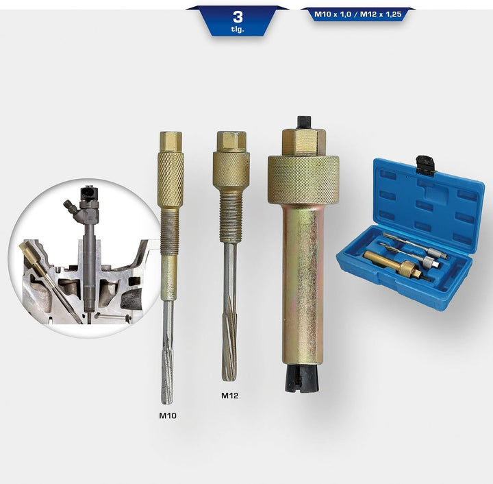 BRILLIANT TOOLS BT561020 Glühkerzen-Werkzeug-Satz, 3-tlg [Powered by KS TOOLS]