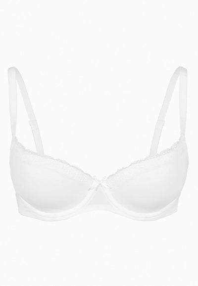 Lovable BH Balconette mit Bügel Sensual Touch Damen 75B Bianco (White 003), 75B Bianco (White 003)