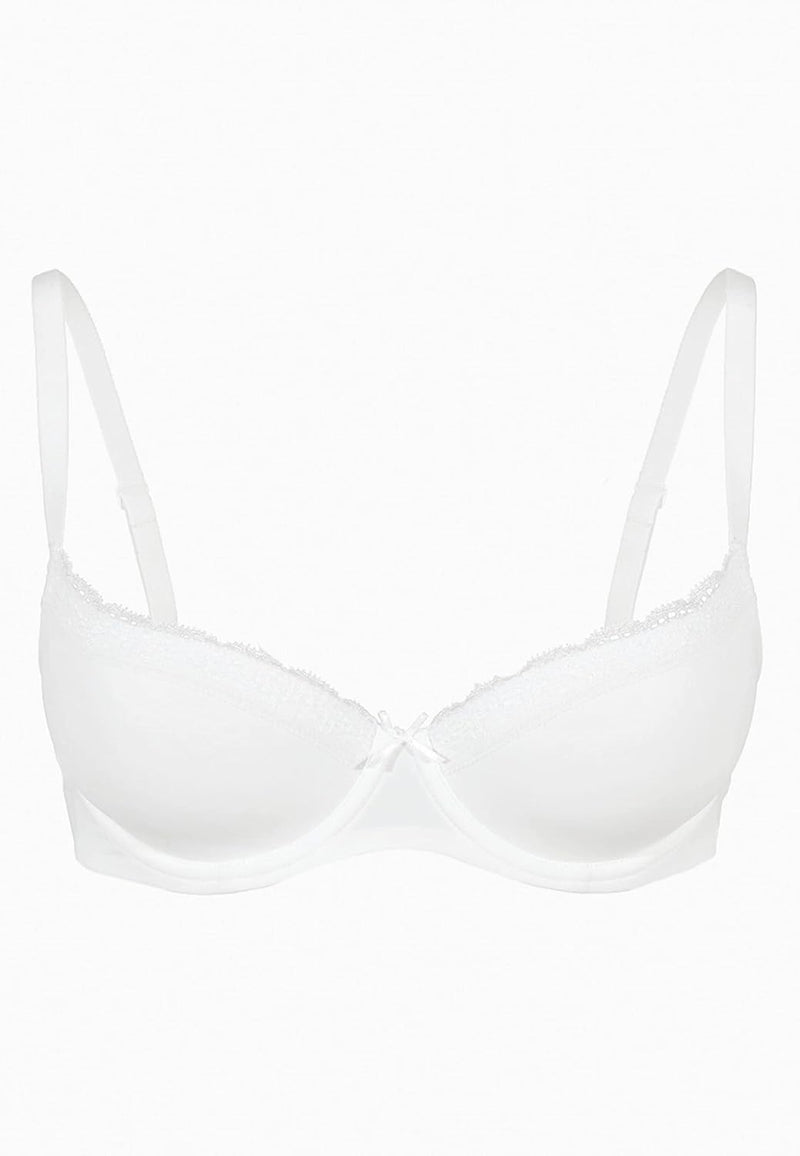 Lovable BH Balconette mit Bügel Sensual Touch Damen, 70 / B Bianco (White 003)