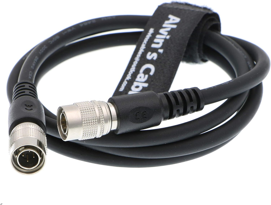 Alvin's Cables Hirose 4 Pin Stecker auf 4 Pin Hirose Stecker Stromkabel für Sound Devices Mixers 1M