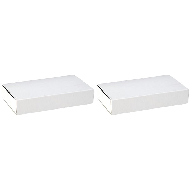 Rayher Hobby 8147000 Streichholzschachteln, gross, blanko, leer, weiss, 12 Pappschachteln zum Bastel