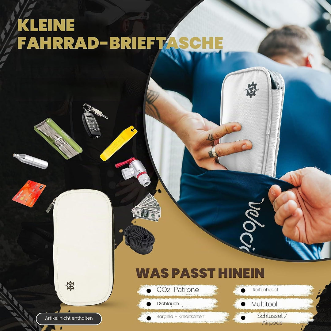 Lumiere & Co. Falcon Magnetische Satteltasche – 0,37 l | 12,7 cm x 7,6 cm x 3,8 cm | Schlankes, mini