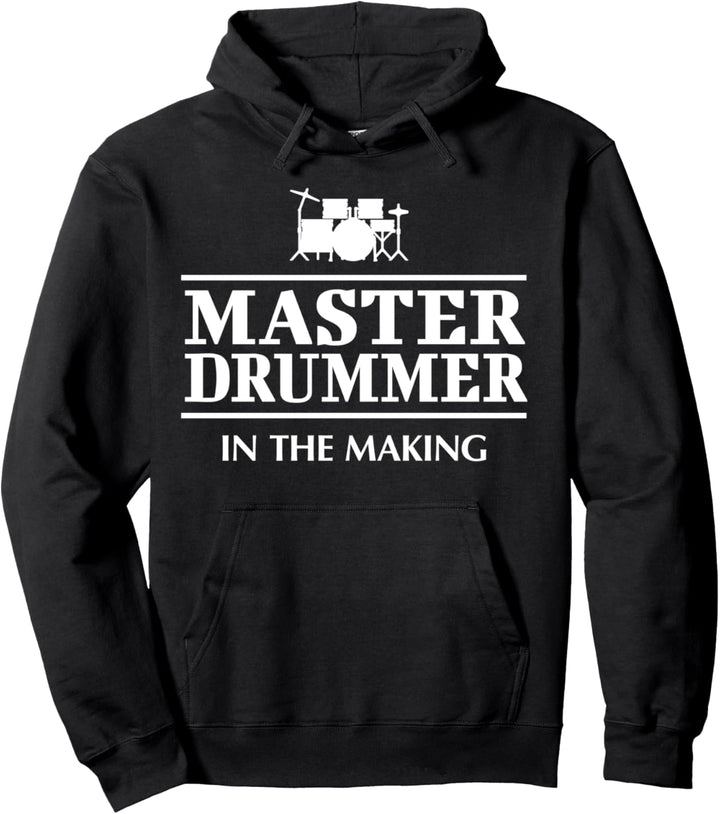 Schlagzeuger Drummer Percussion Trommeln I Meister Pullover Hoodie