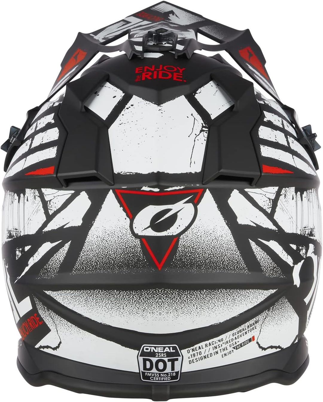 O'NEAL Unisex – Erwachsene 2srs Helmet Glitch V.23 Helm L Schwarz/Weiss, L Schwarz/Weiss