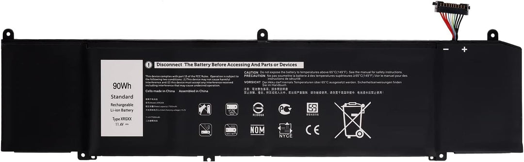 SwarKing Ersatz Akku Kompatibel mit [Dell] Alienware M15 M17 R1 G7 7590 7790 G5 5590-D2783W D2743B D