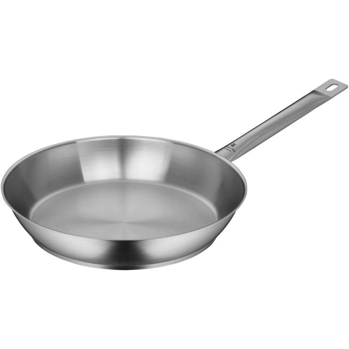 WMF Gourmet Plus Bratpfanne 28 cm, Edelststahlpfanne Induktion unbeschichtet, mattiert, spülmaschine