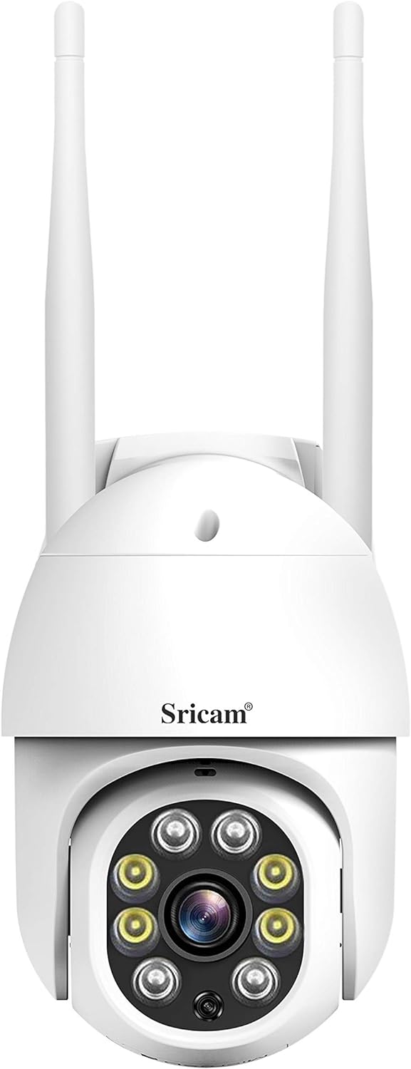 Sricam Italia SP028 motorisierte Kamera, WiFi, AP-Hotspot, kabellos, 2,0 MP, HD, IR, Cut, ONVIF, P2P