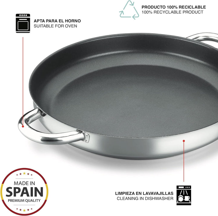 ALZA Classic Paella-Pfanne 26 cm, 26 cm
