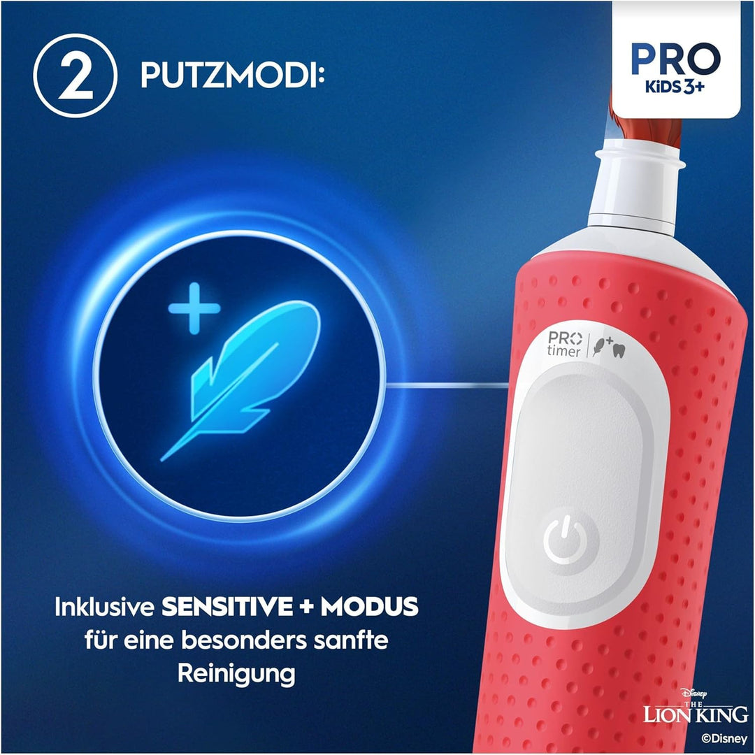 Oral-B Pro Kids König der Löwen Elektrische Zahnbürste/Electric Toothbrush für Kinder ab 3 Jahren, i