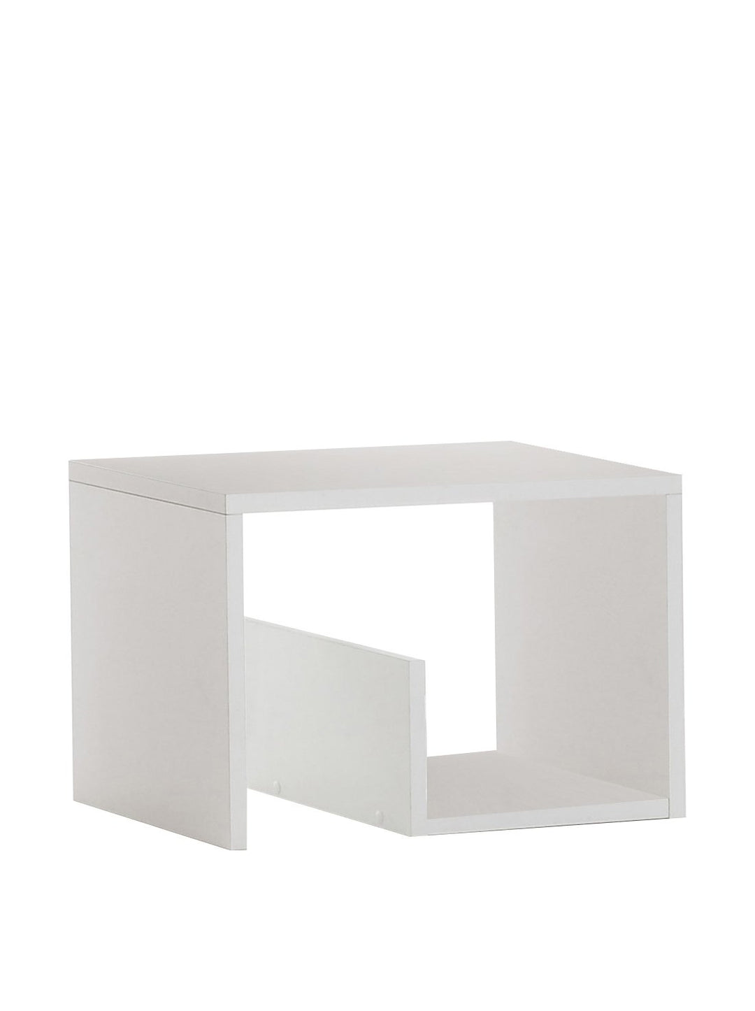 FMD Möbel, Beistelltisch Mike, weiss, masse 59.0 x 38.0 x 36.0 cm (BHT) Standardverpackung, Standard