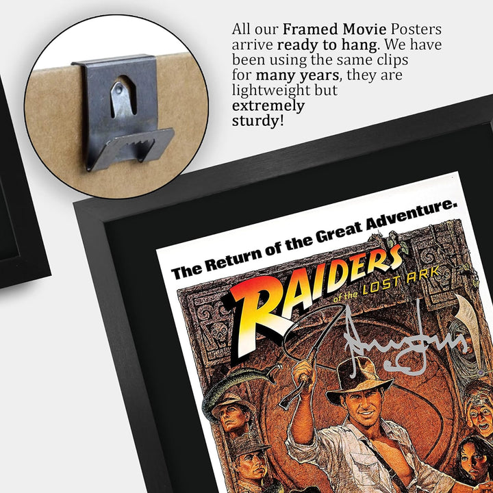 HWC Trading Indiana Jones Raiders Of The Lost Ark A3 Gerahmte Signiert Gedruckt Autogramme Bild Druc