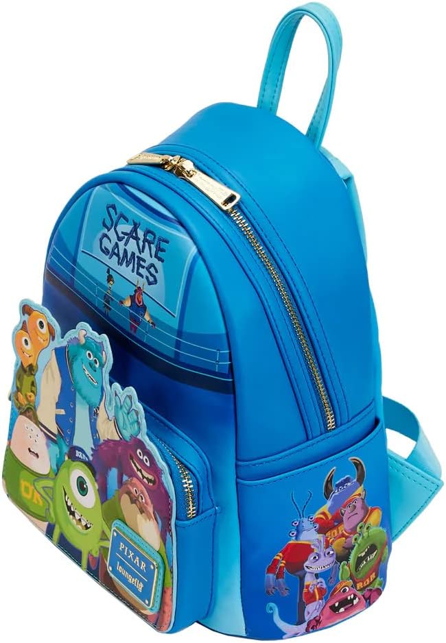 Loungefly Pixar Monsters University Scare Game Mini-Rucksack Mini Backpack, Mini Backpack