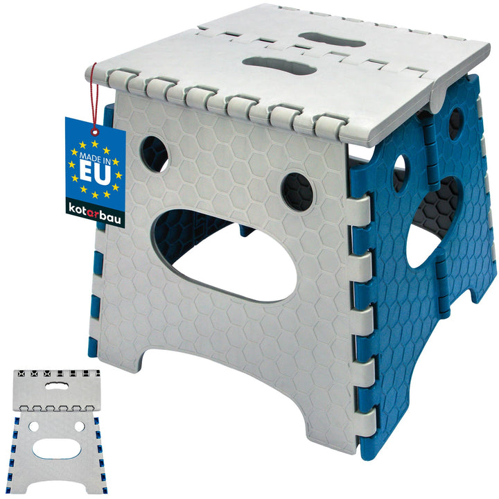 KOTARBAU® Tritthocker klappbar - 27 cm - Klappstuhl - Sitzhocker - Klapphocker - rutschfest & Stands