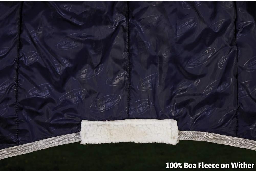 Weatherbeeta Comfitec Essential Standard Hals Lite Plus Navy/Silber/Rot 7ft Navy Silver Red, 7ft Nav