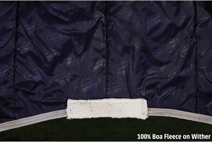 Weatherbeeta Comfitec Essential Standard Hals Lite Plus Navy/Silber/Rot 7ft Navy Silver Red, 7ft Nav
