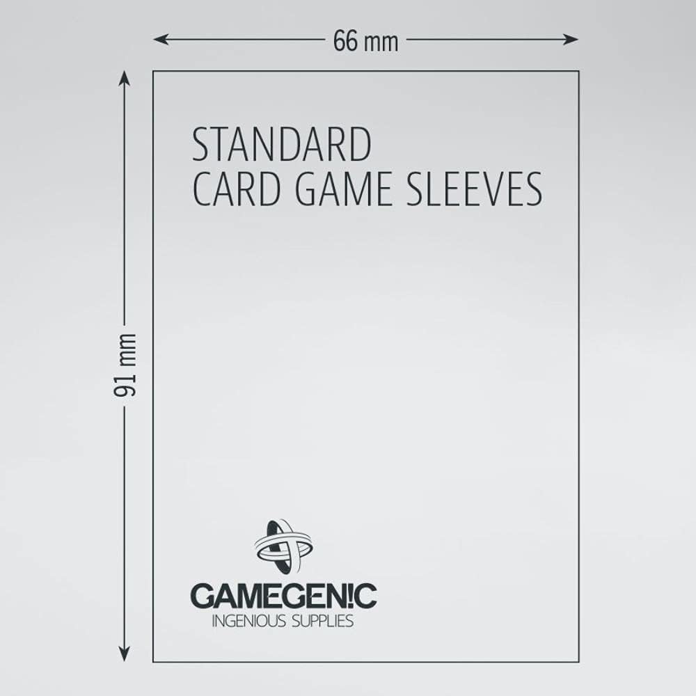 Gamegenic, MATTE Standard Sleeve Value Pack 200, Sleeve color code: Gray & MATTE Standard Card Sleev
