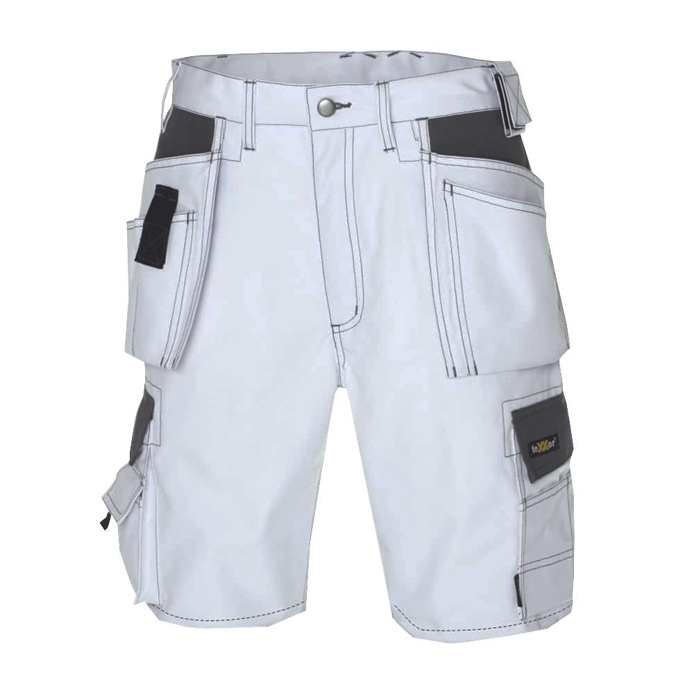 teXXor 4347-48 Arbeits-Short "Bermuda", Grösse 48, Weiss