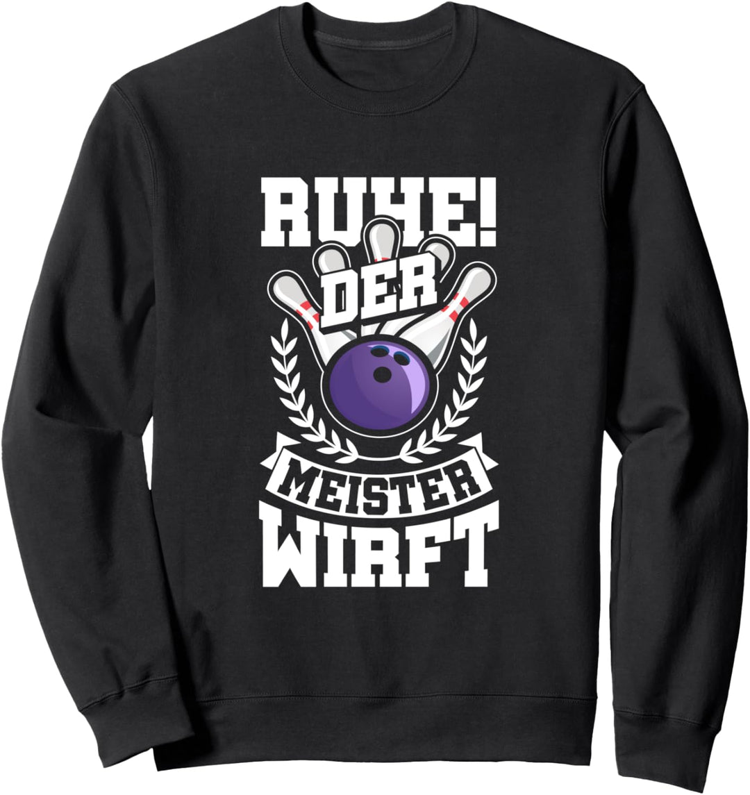 Bowling Bowlen Bowlingspieler Bowler Bowlingkugel Geschenk Sweatshirt