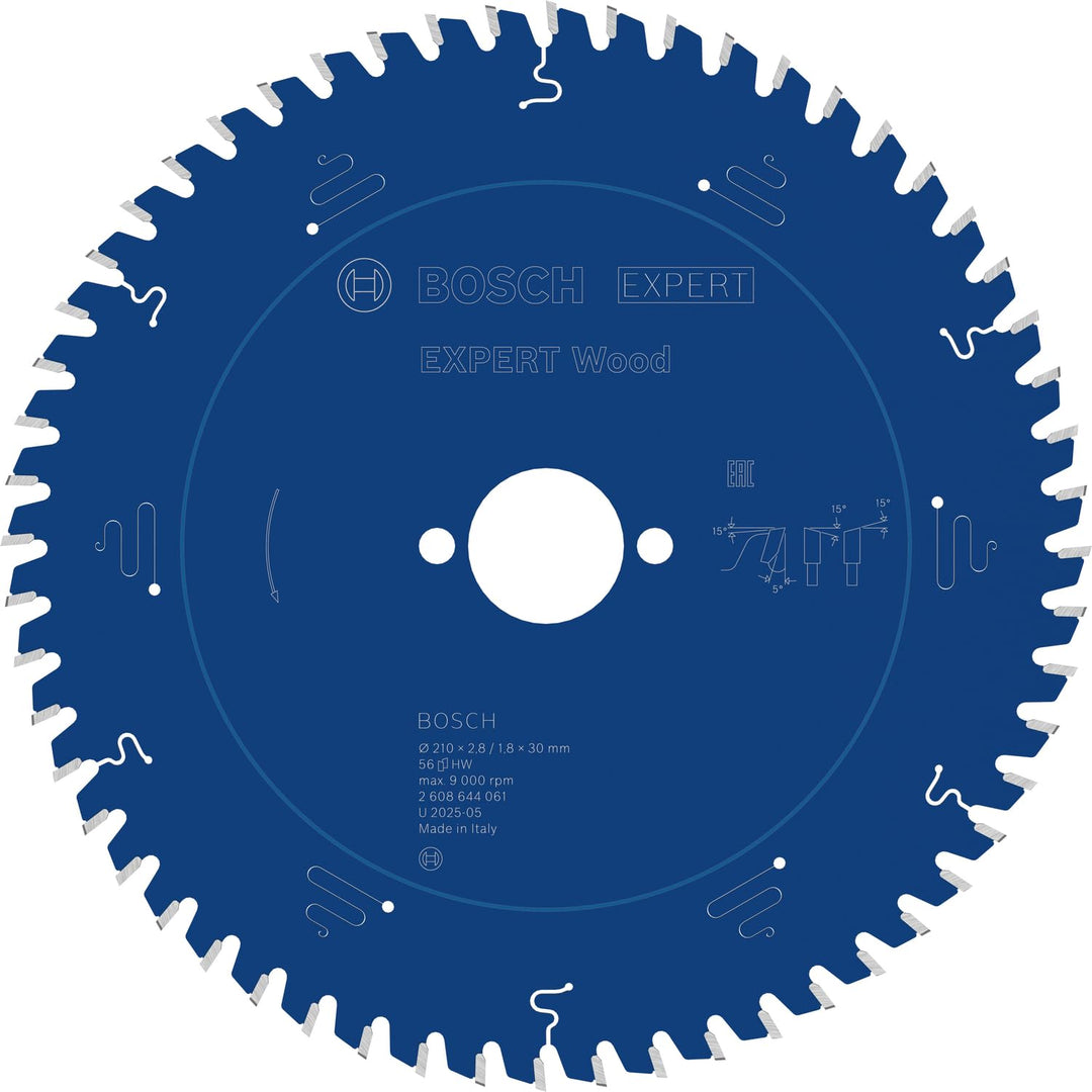 Bosch Accessories Bosch Professional 1x Kreissägeblatt Expert for Wood (Holz, Sägeblatt Ø 210 x 30 x