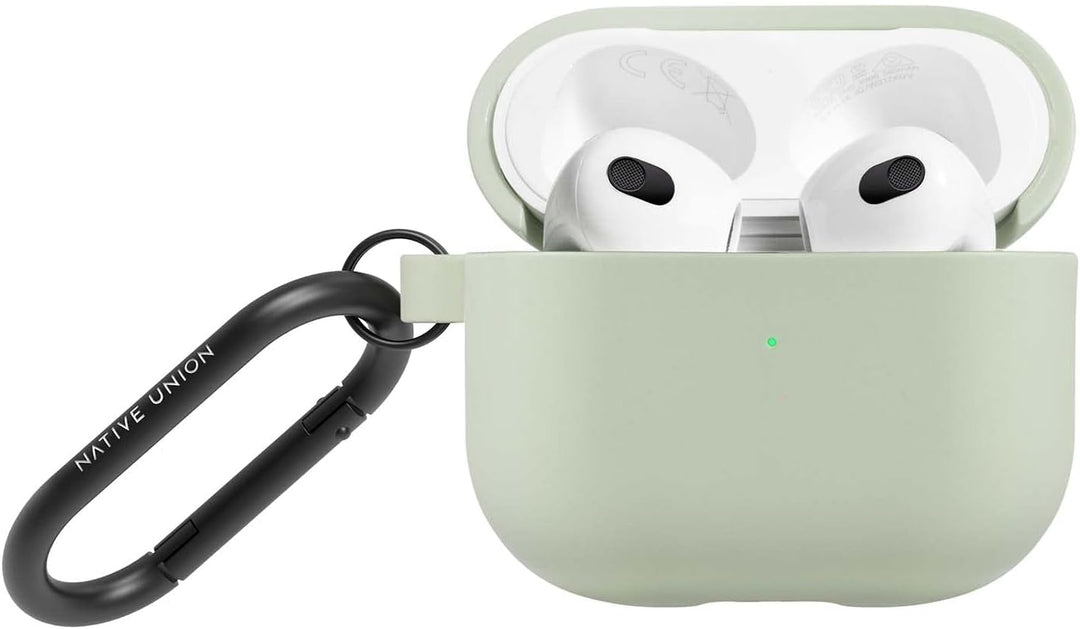 Native Union Roam Hülle für AirPods (Gen 3) – Glatte, minimalistische Hülle mit Clip – Kompatibel mi