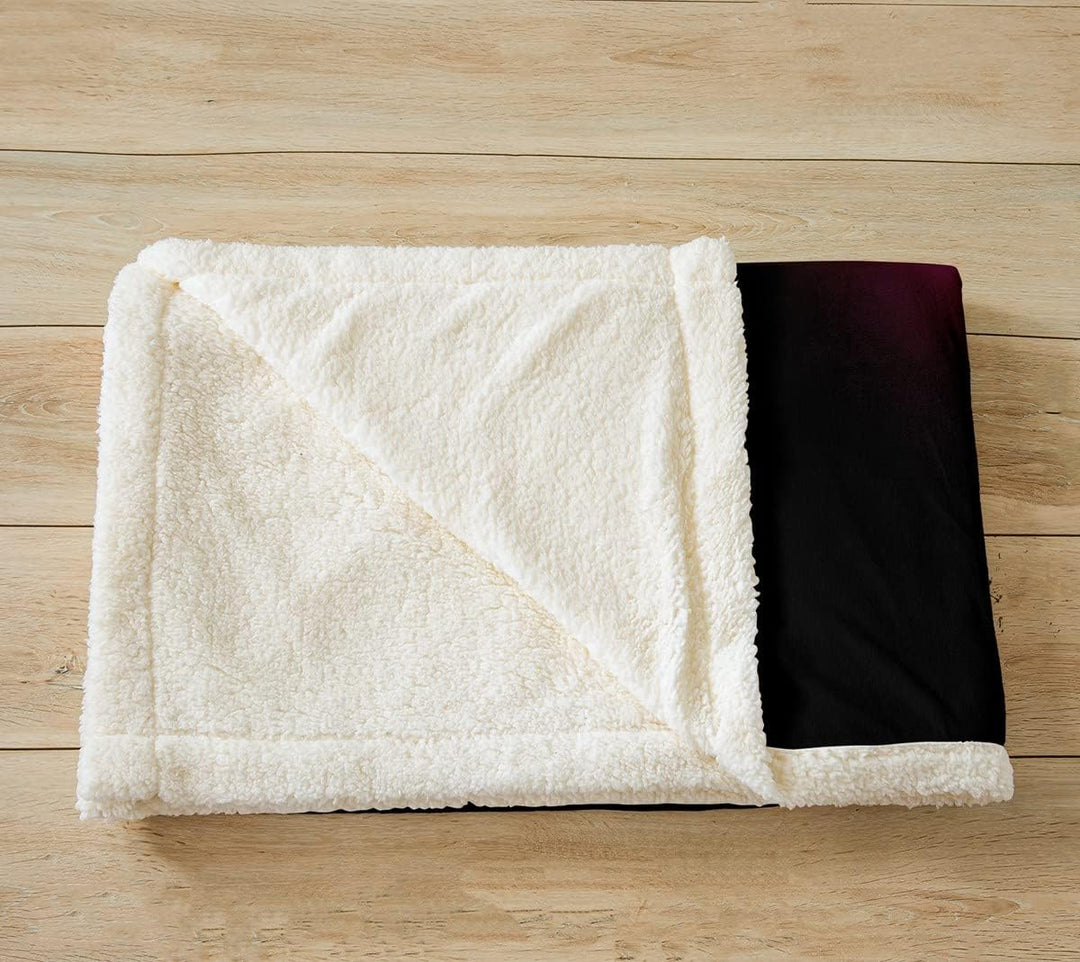 Loussiesd Schmetterling Kuscheldecke Girly Schmetterlinge Druck Wohndecke 150x200cm für Sofa Lila Fl