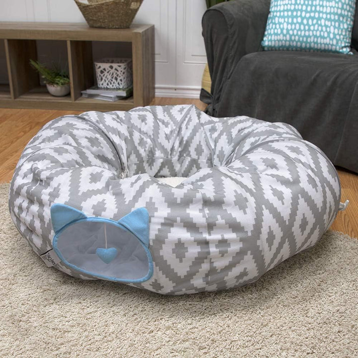 Kitty City Grosses Katzentunnelbett Katzenbett Pop Up Bett Katzenspielzeug Weihnachtsbaum Standard,