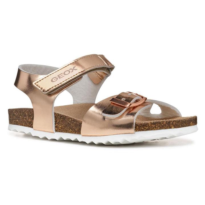 Geox Mädchen J Adriel Girl CSandal 24 EU 000bn Rose Gold, 24 EU 000bn Rose Gold