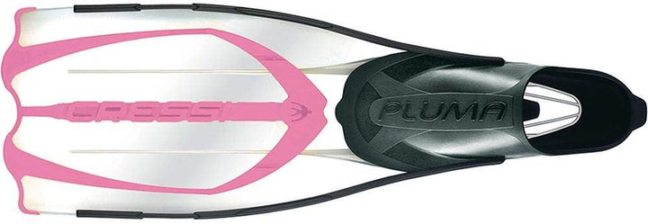 Cressi Pluma / Pluma Bag - Premium Flossen Set Schwarz/Silber 45/46 Single, Schwarz/Silber 45/46 Sin