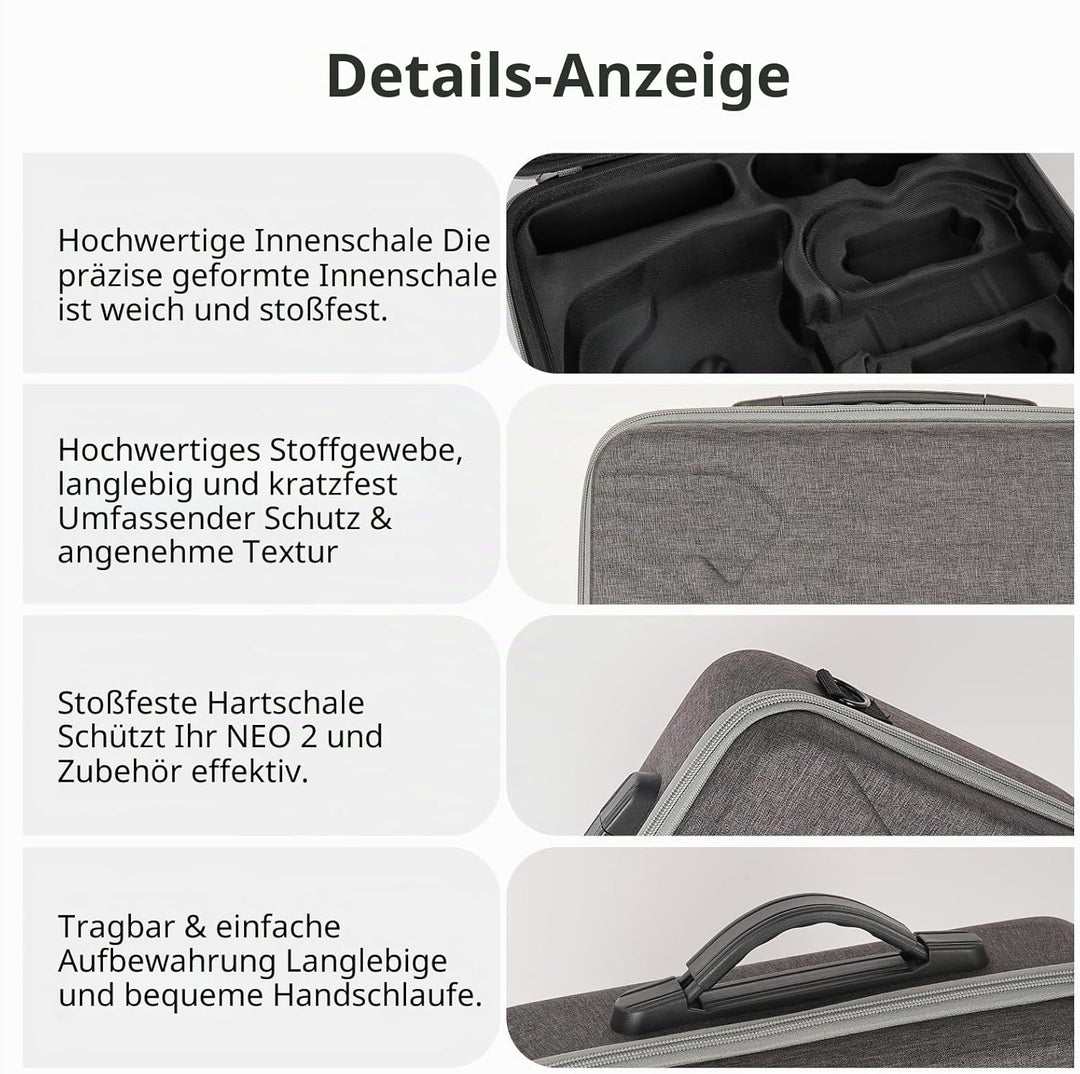 Harte Aufbewahrungstasche für DJI Neo 2 Motion Fly More Combo Transporttasche für DJI Goggles N3 Hül