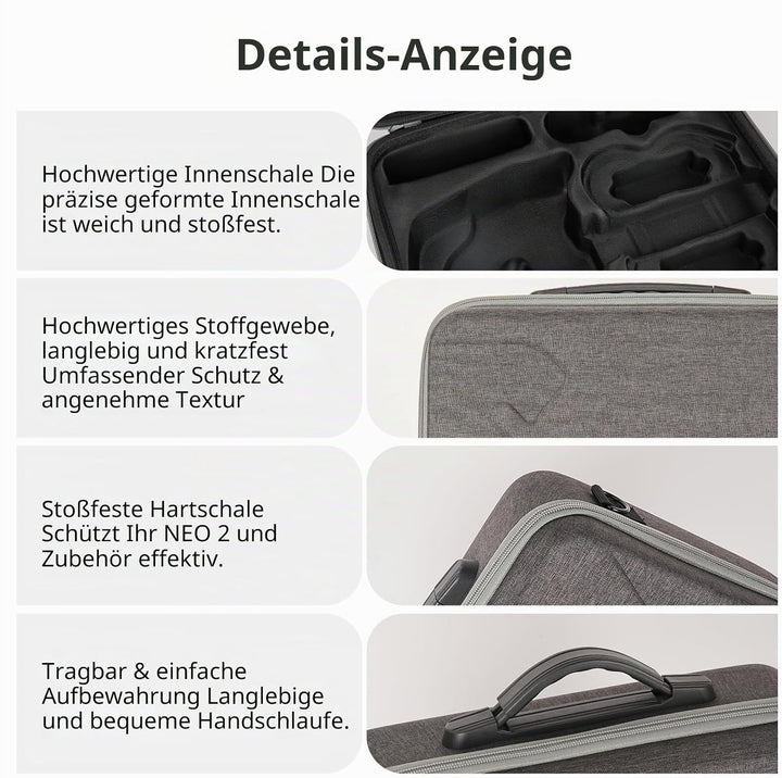 Harte Aufbewahrungstasche für DJI Neo 2 Motion Fly More Combo Transporttasche für DJI Goggles N3 Hül
