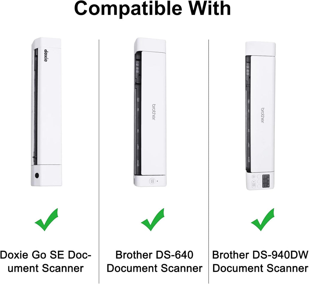 XANAD Tasche für Dokumentenscanner, kompatibel für Brother DS-640 / DS-740 / DS-940 Mobiler Scanner