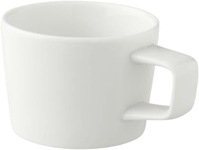 palmer White Delight Tassen 6er-Set mit Teller Porzellan weiss für Kaffee Tee Kakao