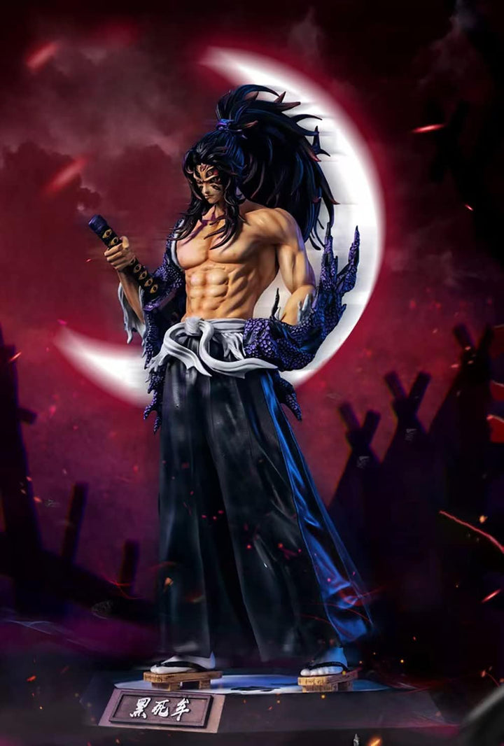 XESAGSNV Dekostatue of Demon Slayer, Geschenk für Anime Lovers (Kokushibou), Kokushibou