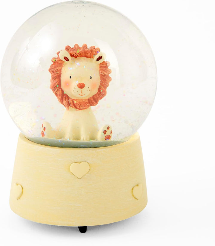 Mousehouse Gifts - Löwen Schneekugel Spieluhr für Kinder Baby Jungen und Mädchen Geschenk