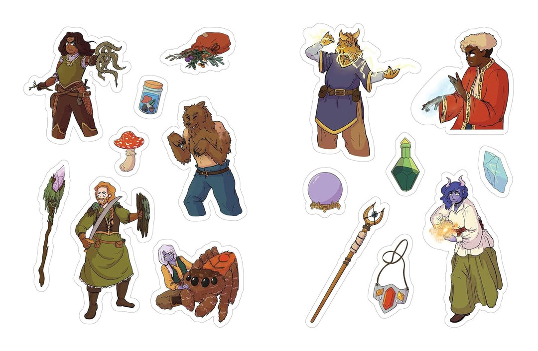 The Düngeonmeister RPG Sticker Book: 500+ Stickers to Level Up Your Campaign (Düngeonmeister Series)