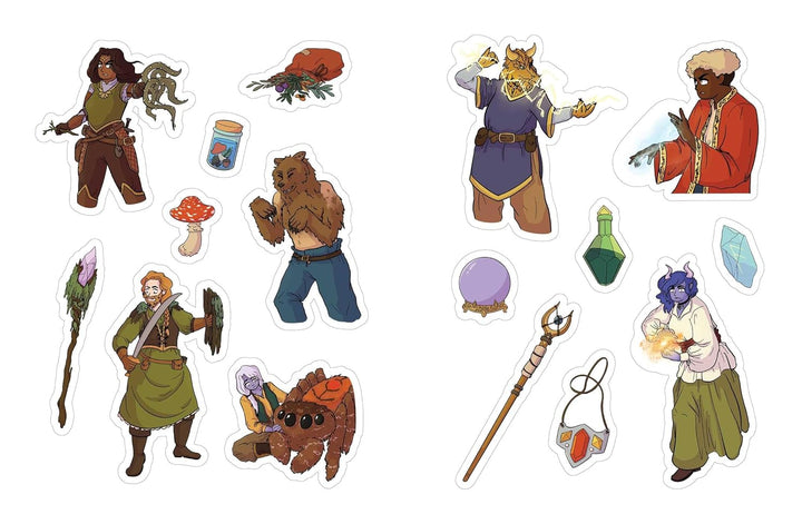 The Düngeonmeister RPG Sticker Book: 500+ Stickers to Level Up Your Campaign (Düngeonmeister Series)