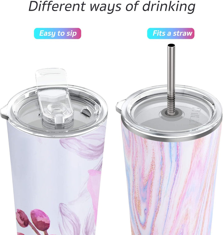 Vakuumisolierter Edelstahlbecher – THILY 780 ml dreifach isolierter Reisebecher mit spritzwassergesc