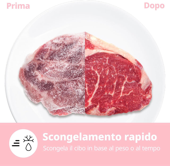 COMFEE' Digitale Mikrowelle, 700 W, 20 l, 6 voreingestellte Menüs, Express Cook, 11 Leistungsstufen,