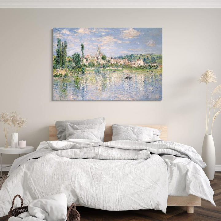 Printed Paintings Leinwand (80x60cm): Claude Monet - Vétheuil im Sommer (1880) 80x60 cm, 80x60 cm