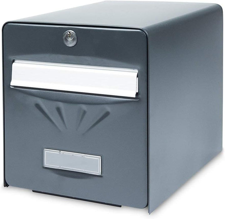 Burg-WÄCHTER Briefkasten, Normalisiert, aus verzinktem Stahl, mit vollständiger Öffnung, Briefstopp