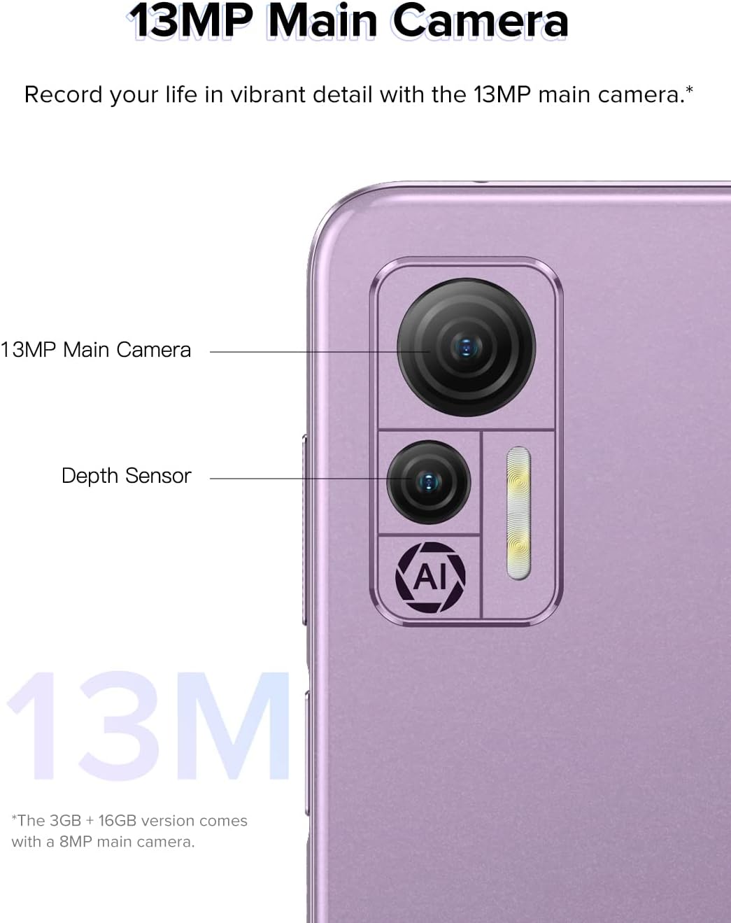Ulefone Android 12 4G Smartphone ohne Vertrag Note 14(64GB), 3-Karten-Steckplatz, Quad Core 4GB+64GB