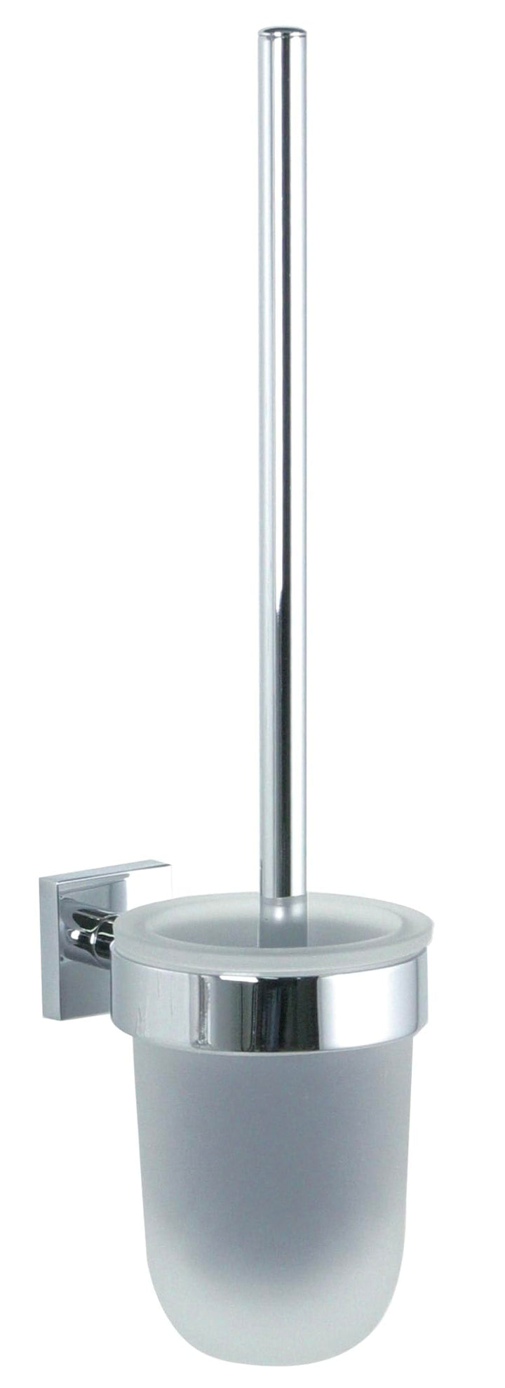 BRAVAT Quaruna WC-Wandgarnitur, Messing, Chrom, 132 x 94 x 380